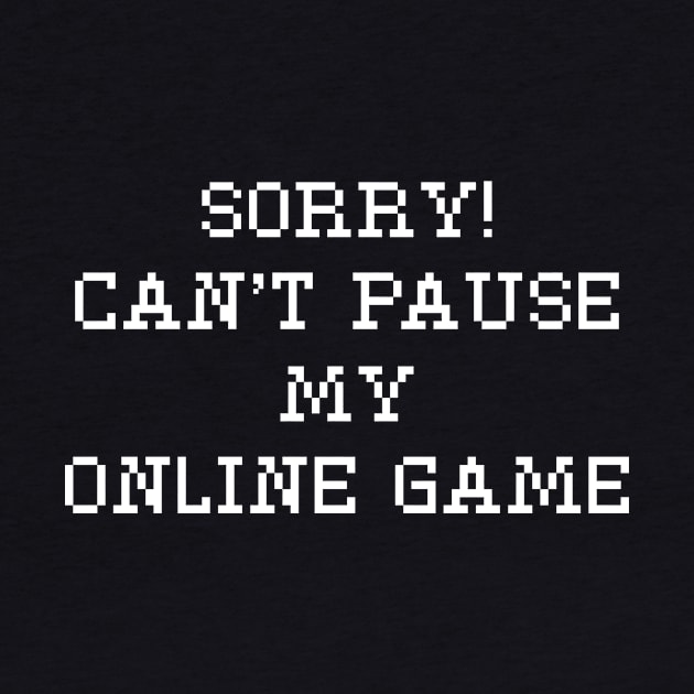 Can't pause my Online Game by Craftify